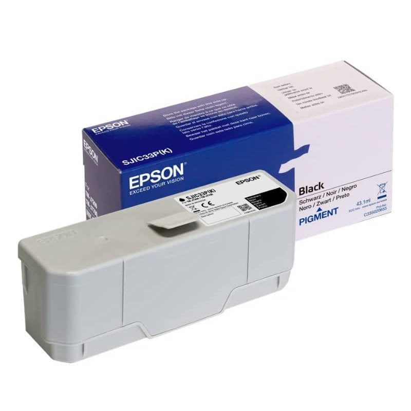 EPSON Encre N SJIC33P, Noir, Lot de 2